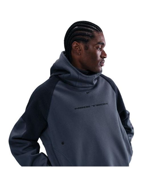 Nike Tech Boreas Hoodies in het Blue voor heren