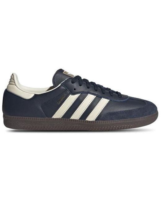 Adidas Blue Samba Sneakers for men