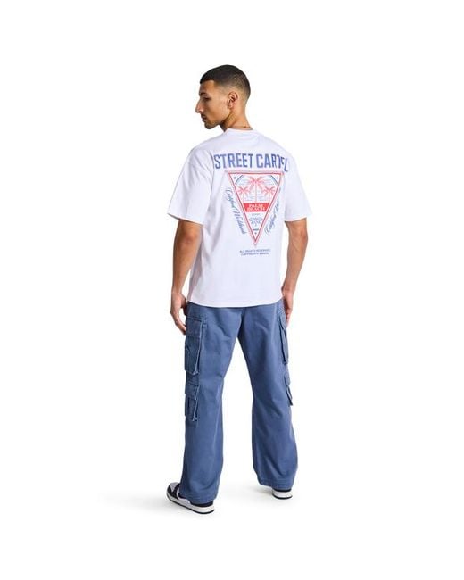 Street Cartel White Resort T-Shirts for men