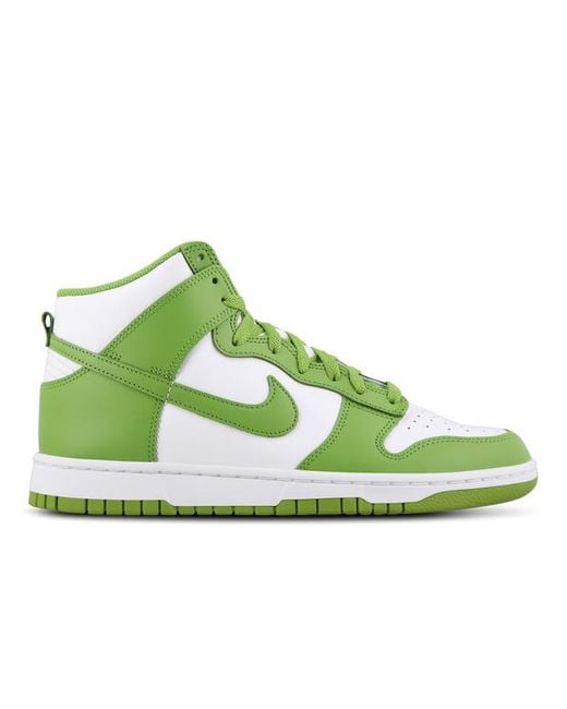 Dunk High di Nike in Green da Uomo