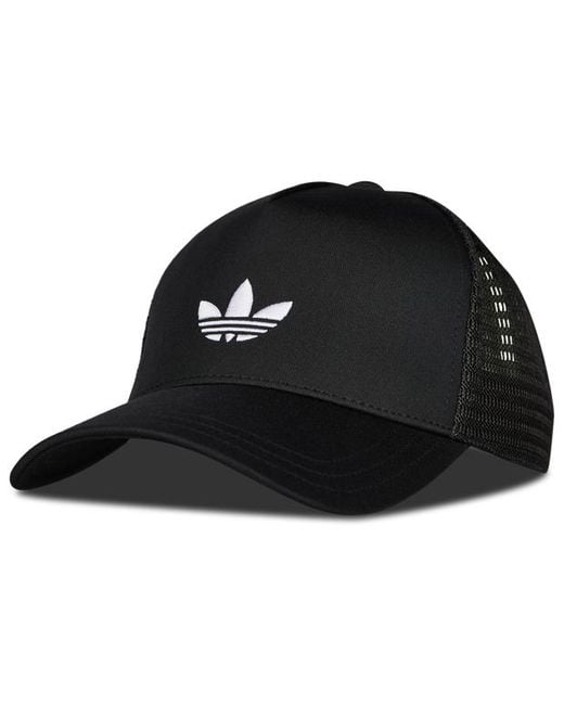 Adidas Black Trucker Caps