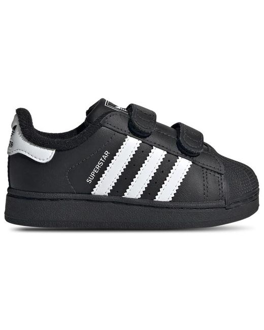 Adidas Black Superstar Baby Shoes