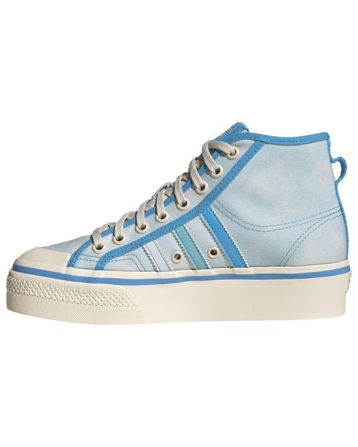 adidas blue platform