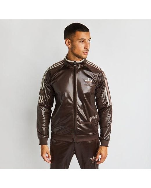 Adidas Brown Chile 20 Track Tops for men