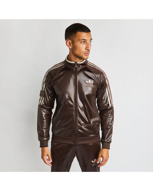brown adidas men