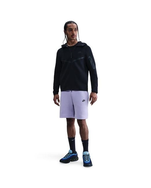 Nike Black Tech Fleece Shorts for men