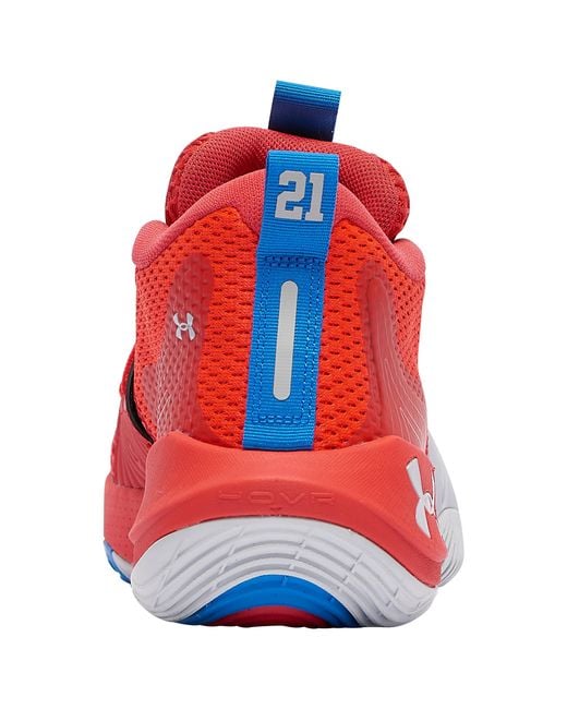 Under Armour Joel Embiid Embiid One - Basketball Shoes in Red for Men ...