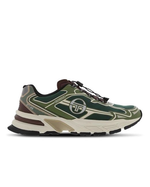 Sergio Tacchini Green Y2k Shoes for men