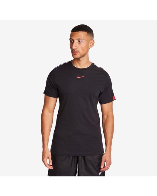 Nike T100 T-shirts in het Black voor heren