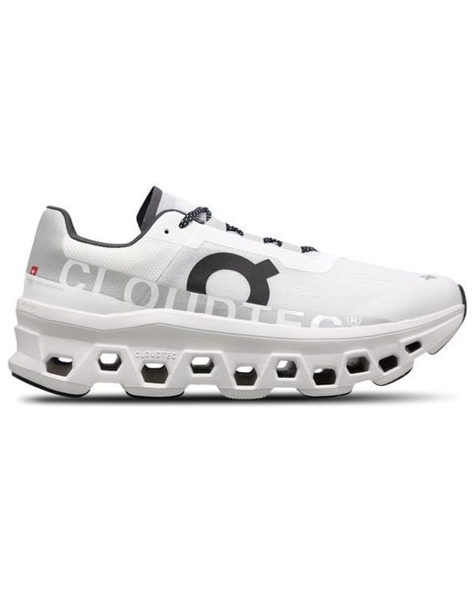 On Shoes White Cloudmster Sneakers for men