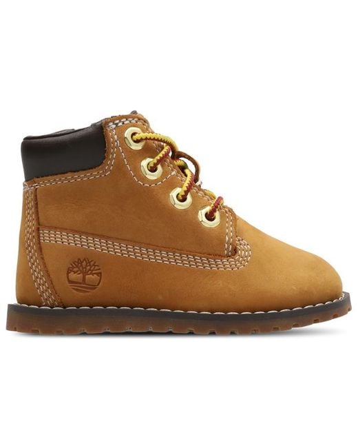 Timberland Brown Pokey Pine 6" Baby Shoes