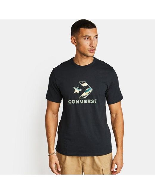 All Star Camisetas Converse de hombre de color Black