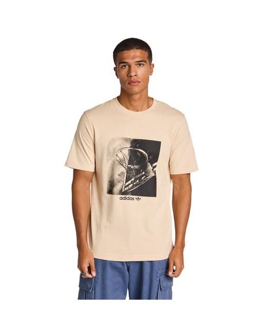 Adidas Natural Graphics T-Shirts for men