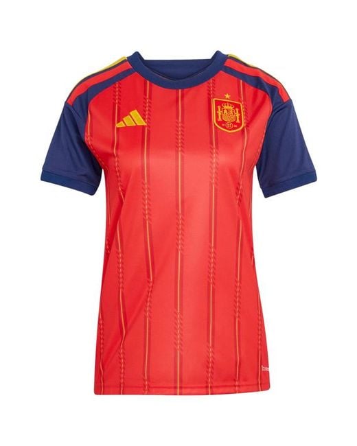 Spain 26 Home Replica Jersey Mujer Jerseys/Replicas Adidas de color Red