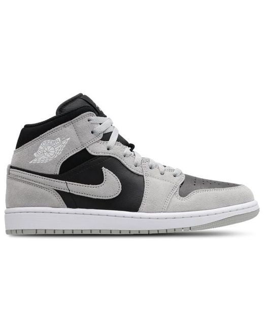 Nike Black Aj1 Mid Sneakers for men
