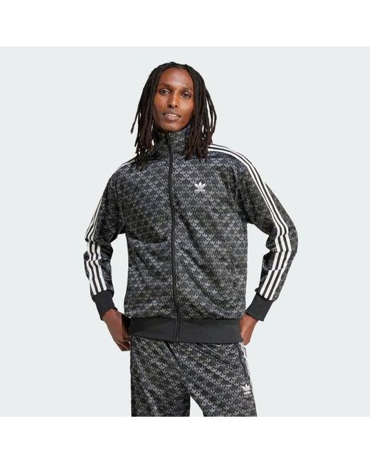 Track top FireBird Classic Mono di Adidas in Black da Uomo