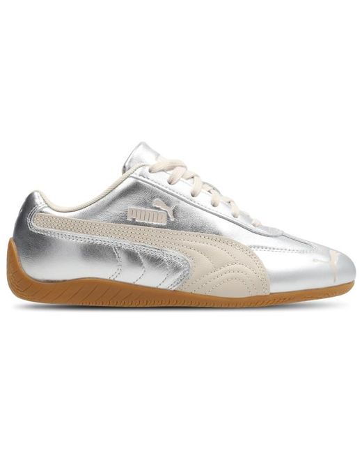 PUMA White Speedcat Sneakers