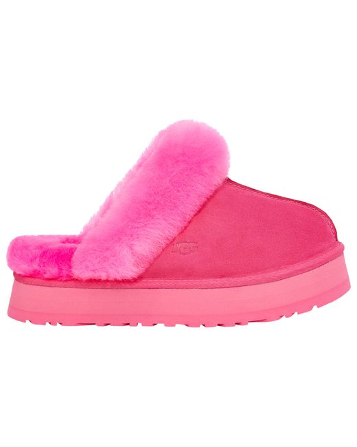 UGG Suede Disquette Shoes in Pink Lyst