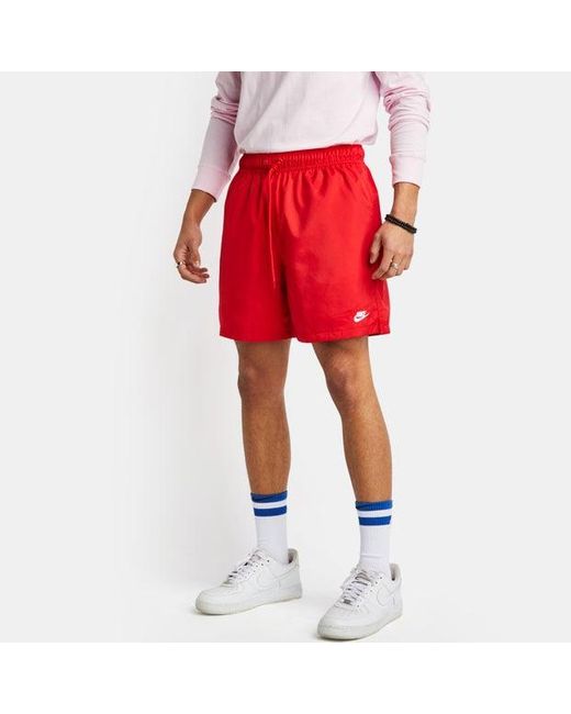 Nike Red Club Shorts for men