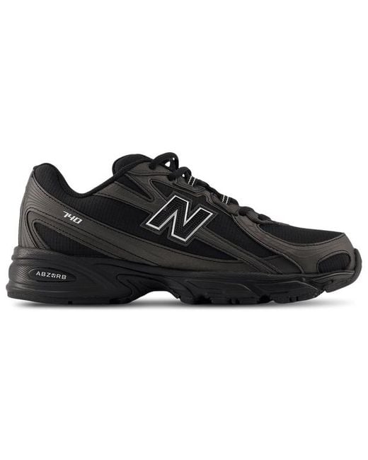 New Balance Black 740 Sneakers