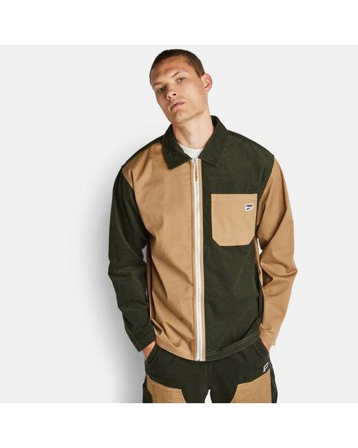 PUMA Green Downtown Jackets for men