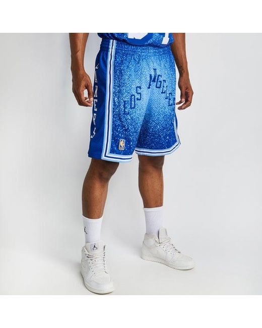 Swingman Lakers O'Neal Pantalones cortos Mitchell & Ness de hombre de color  Azul | Lyst