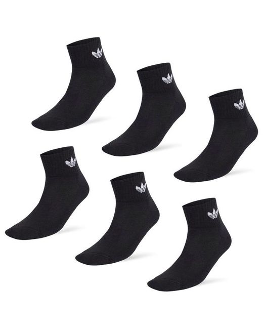 Adidas Blue Mid Ankle 6 Pairs Socks