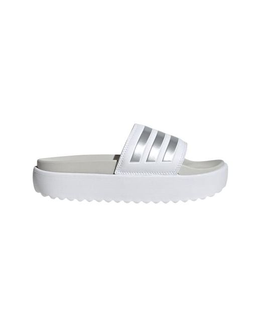Adidas Adilette Slippers En Sandalen in het White
