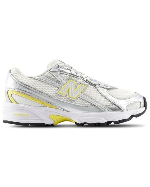 New Balance White 740 Toddler Trainers
