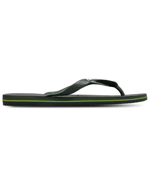 Havaianas Green Brasil Logo Flip-flops And Sandals for men
