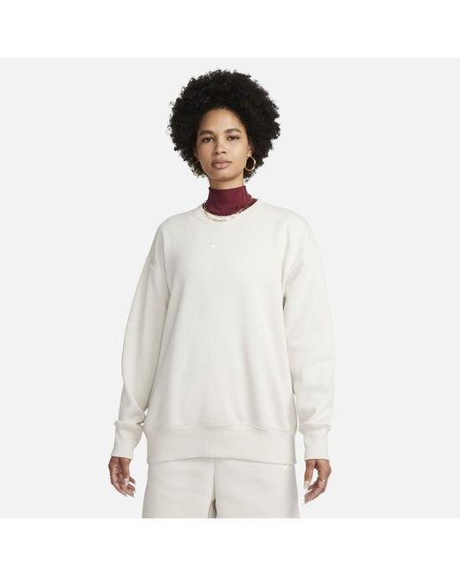 Nike Phoenix Sweatshirts in het White