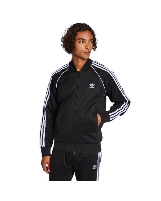 Adidas Black Superstar Track Tops for men