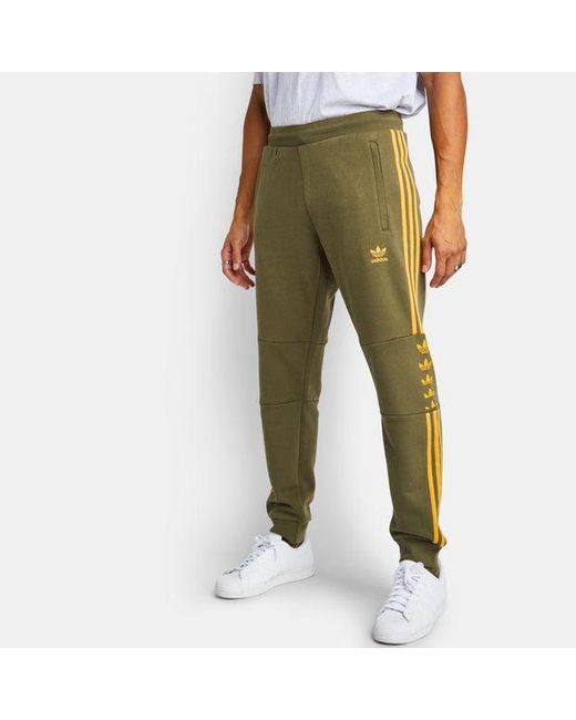 Adidas Green Trefoil Pants for men