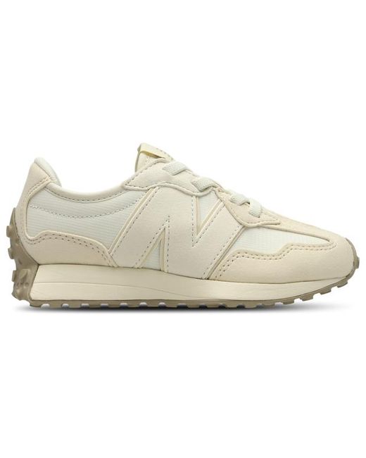 New Balance White 327 Shoes