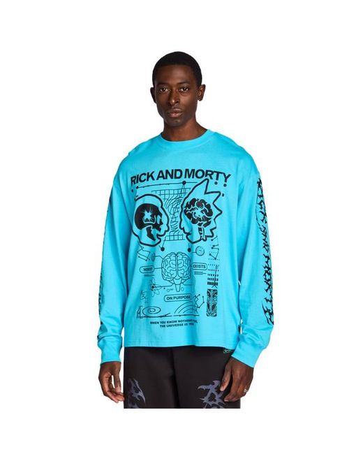 PUMA Blue Rick & Morty T-Shirts for men