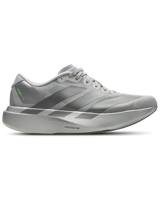 Adidas Gray Adizero Evo Sl Shoes for men
