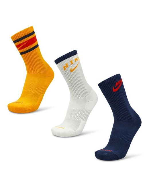 Everyday Cushioned Crew 3 Pack Calcetines Nike de color Blue