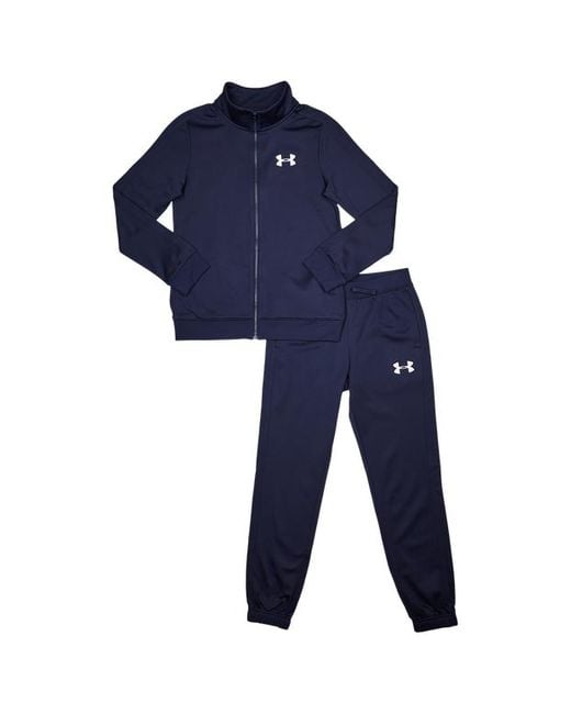 Under Armour Blue Rival Knit Kid's Tracksuits