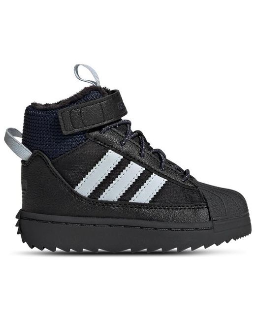 adidas Superstar Baby Shoes in Black | Lyst UK