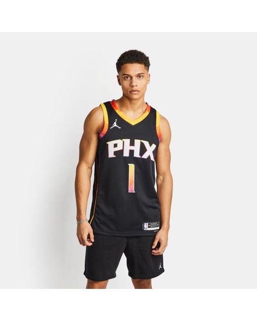Nike Phoenix Suns Statement Edition Swingman Jordan Dri-fit Nba Jersey in het Black voor heren