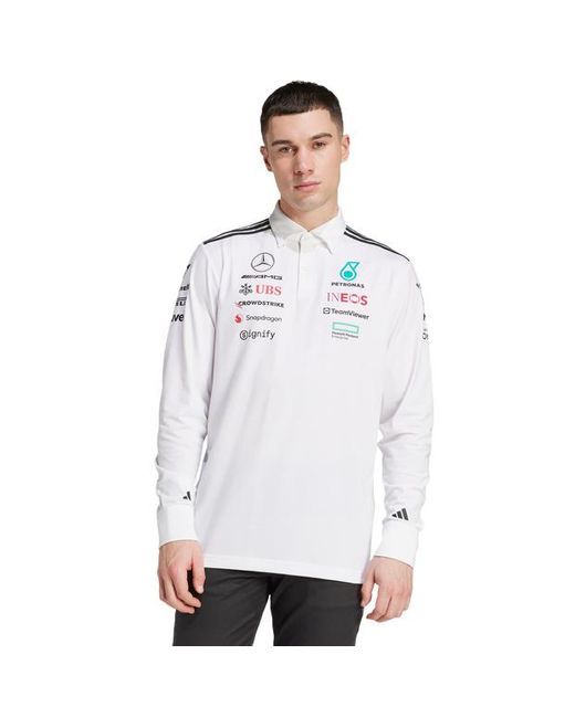 Adidas Mercedes Poloshirts in het White voor heren