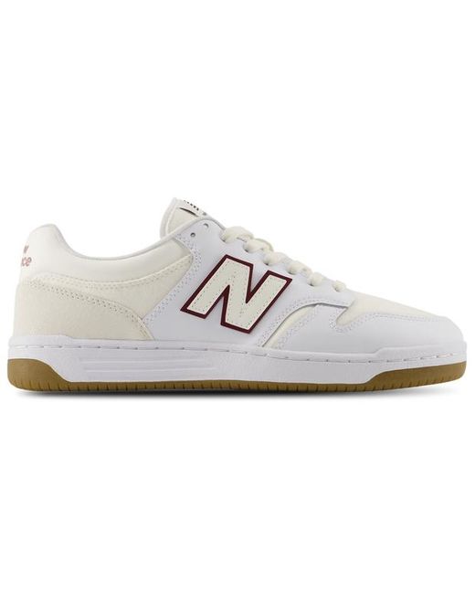 New Balance White 480 Sneakers