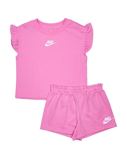 Nike Pink Ruffle Tracksuits