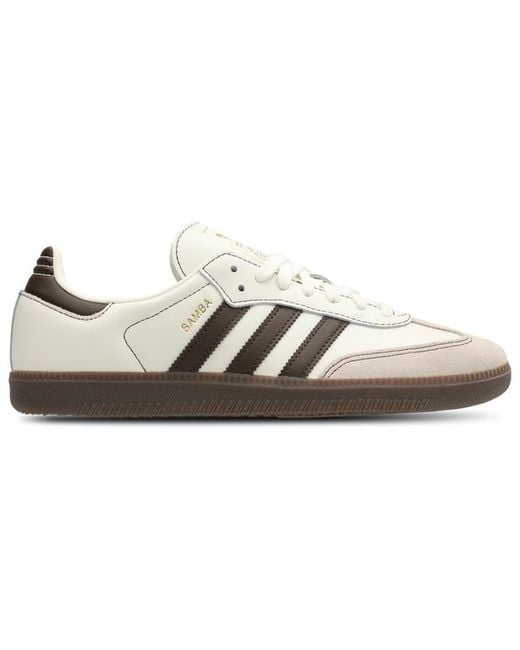 Adidas Brown Samba Sneakers for men