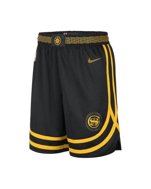 Shorts golden state warriors 2023/24 city edition dri-fit swingman nba di Nike in Gray da Uomo