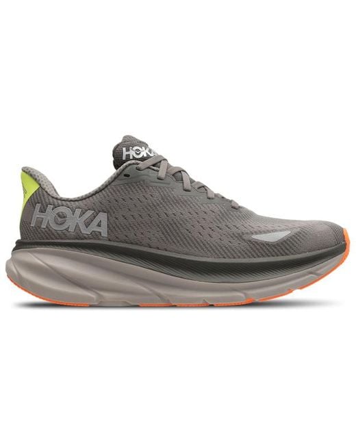 Hoka One One Gray Clifton 9 Sneakers for men