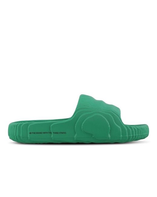 Adidas Green Adilette Flip-Flops And Sandals for men