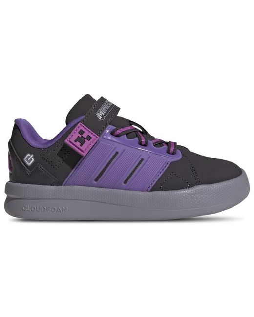 Adidas Purple Minecraft Toddler Trainers