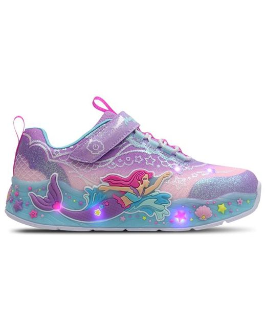 Skechers Blue Mermaid Dreams Toddler Trainers
