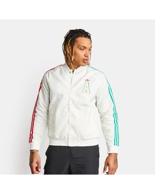 Adidas White Originals Jackets for men